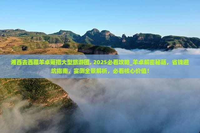 湘西去西藏羊卓雍措大型旅游团
