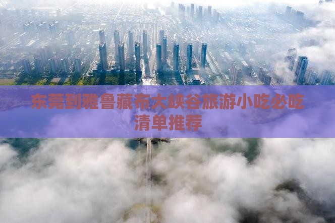 东莞到西藏雅鲁藏布大峡谷旅游小吃
