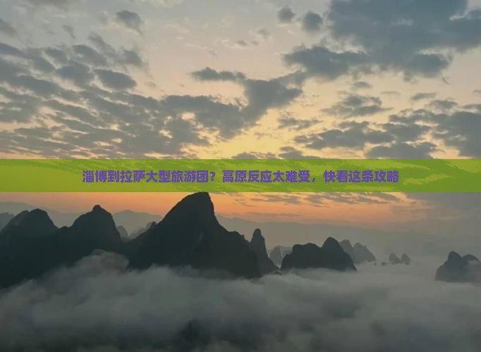 淄博到拉萨大型旅游团？高原反应太难受，快看这条攻略