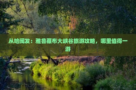 从哈闽发：雅鲁藏布大峡谷旅游攻略，哪里值得一游