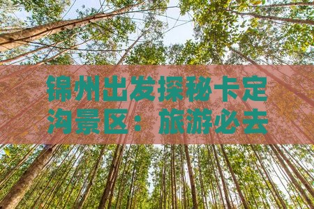 锦州出发探秘卡定沟景区：旅游必去景点攻略