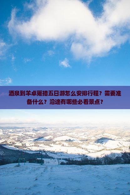 酒泉到羊卓雍措五日游怎么安排行程？需要准备什么？沿途有哪些必看景点？