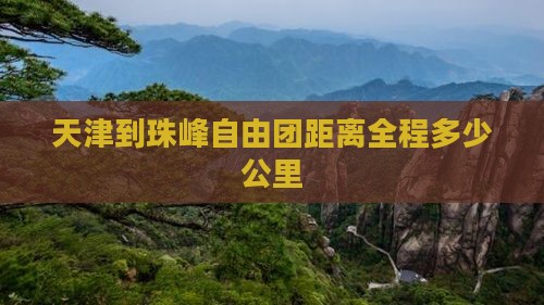 天津到珠峰自由团距离全程多少公里