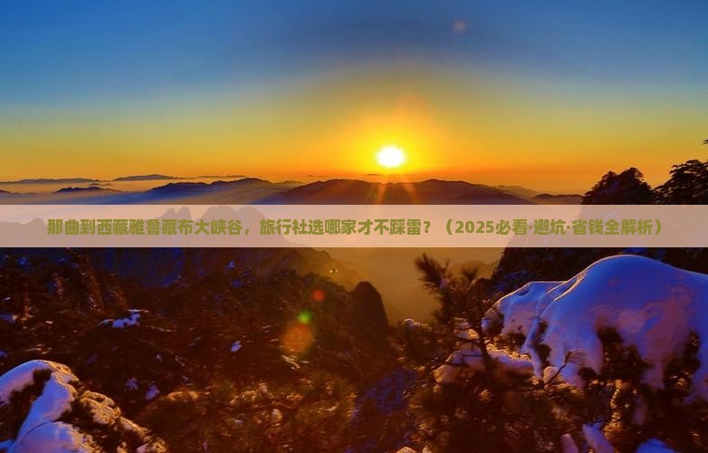 那曲去西藏雅鲁藏布大峡谷旅行社
