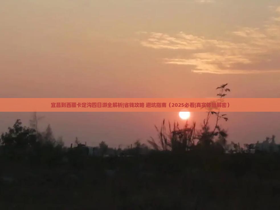 宜昌去西藏卡定沟四日游