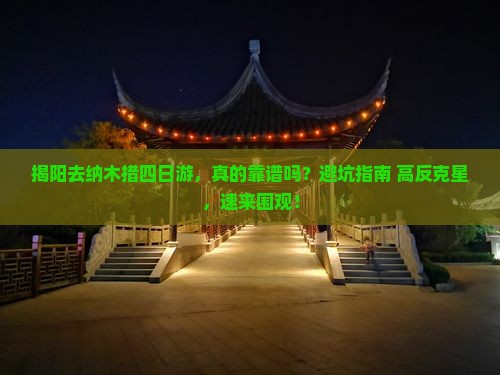 揭阳去西藏纳木措四日游