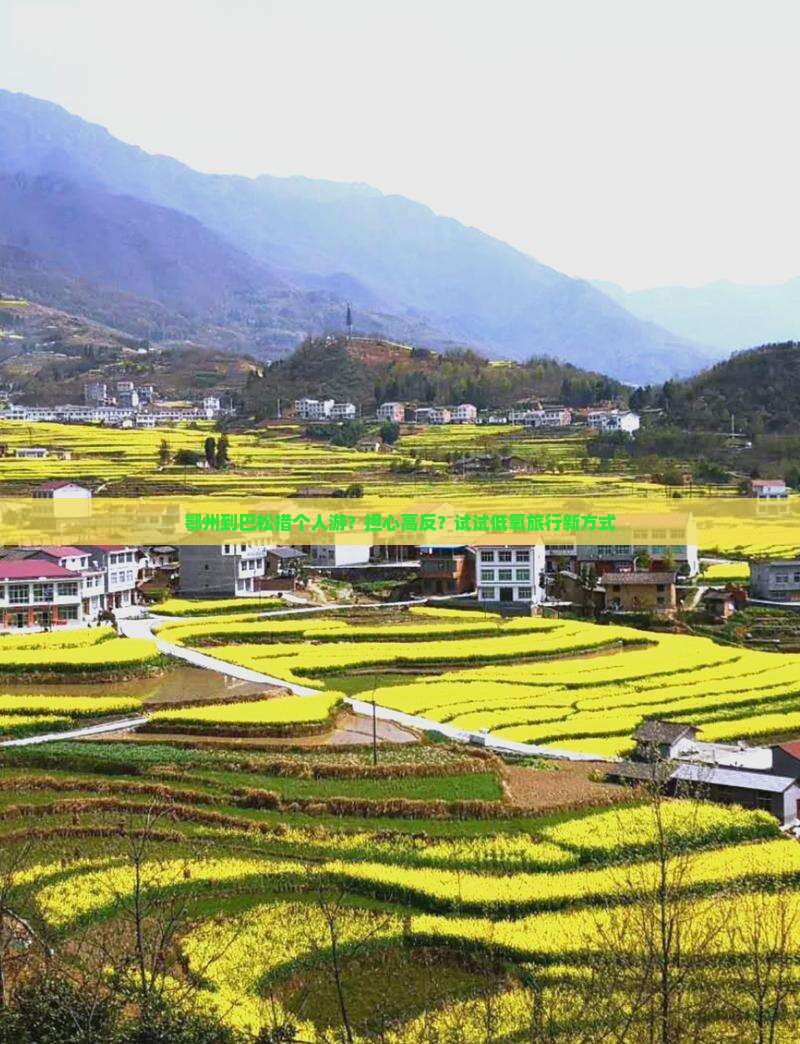 鄂州到巴松措个人游？担心高反？试试低氧旅行新方式