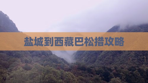 盐城到西藏巴松措攻略