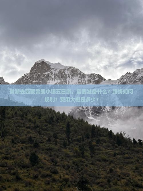 巢湖去西藏鲁朗小镇五日游