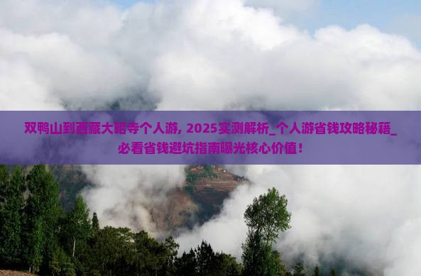 双鸭山到西藏大昭寺个人游