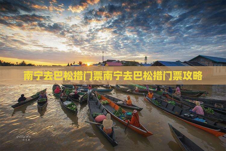 南宁去西藏巴松措门票