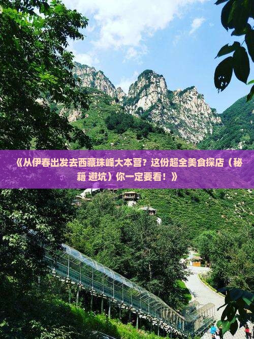 伊春到西藏珠峰大本营旅游小吃