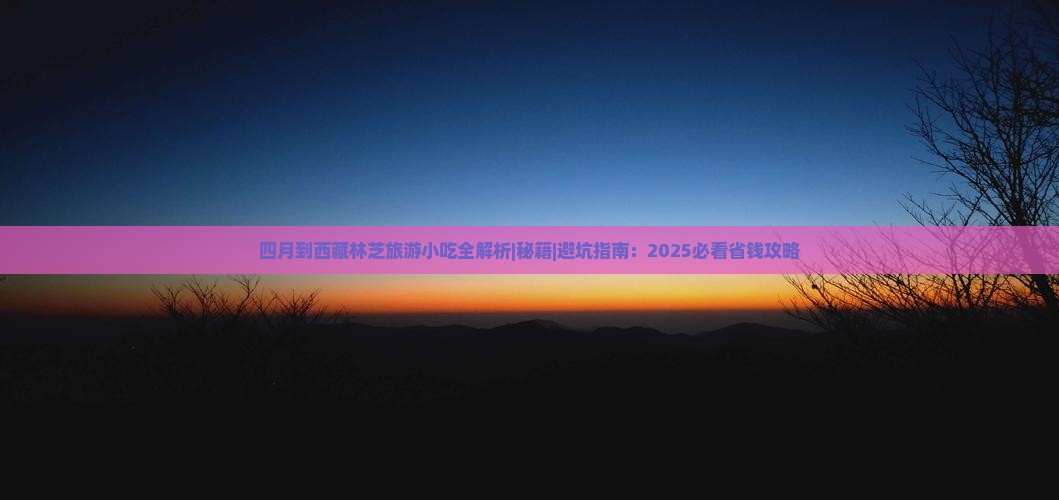 四月到西藏林芝旅游小吃