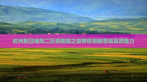 杭州到西藏日喀则二日游