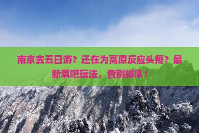南京去西藏五日游