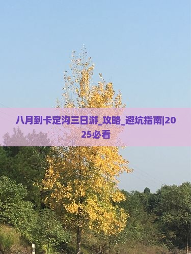 八月到西藏卡定沟三日游