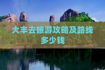 大丰去旅游攻略及路线多少钱