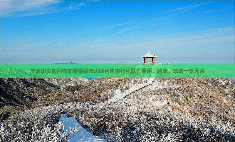 宁波出发如何参加雅鲁藏布大峡谷自由行团队？费用、路线、攻略一览无余