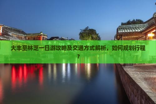 大丰至林芝一日游攻略及交通方式解析，如何规划行程？
