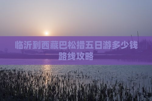 临沂到西藏巴松措五日游