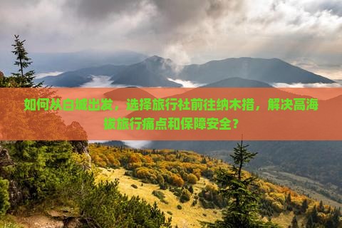 如何从白城出发，选择旅行社前往纳木措，解决高海拔旅行痛点和保障安全？