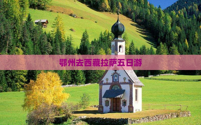 鄂州去西藏拉萨五日游