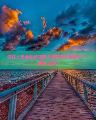 清徐去西藏旅游小吃
