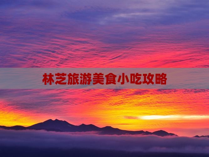 景德镇去西藏林芝旅游小吃