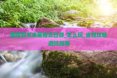 醴陵到西藏羊卓雍措五日游