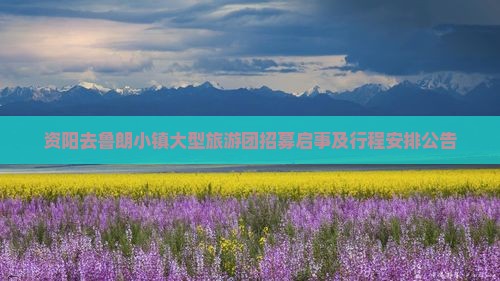 资阳去鲁朗小镇大型旅游团招募启事及行程安排公告
