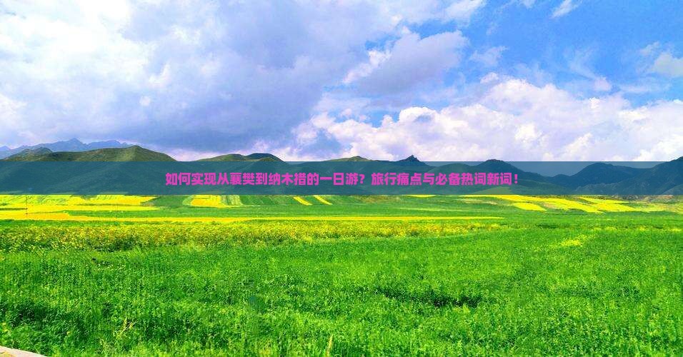 如何实现从襄樊到纳木措的一日游？旅行痛点与必备热词新词！