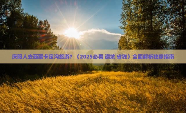 庆阳去西藏卡定沟必去地