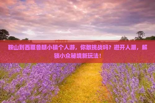 鞍山到西藏鲁朗小镇个人游