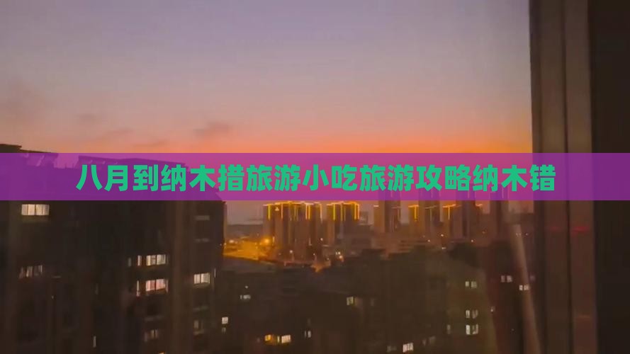 八月到西藏纳木措旅游小吃