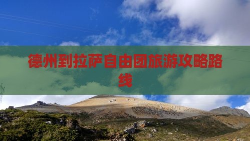 德州到西藏拉萨自由团