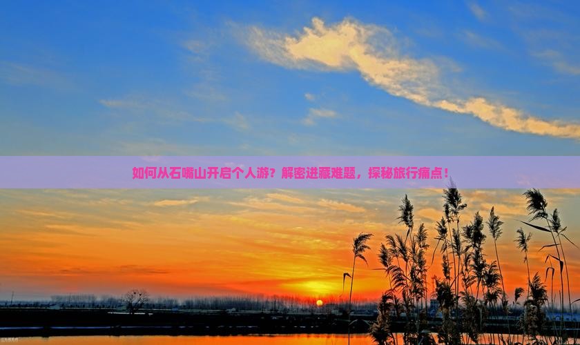 如何从石嘴山开启个人游？解密进藏难题，探秘旅行痛点！