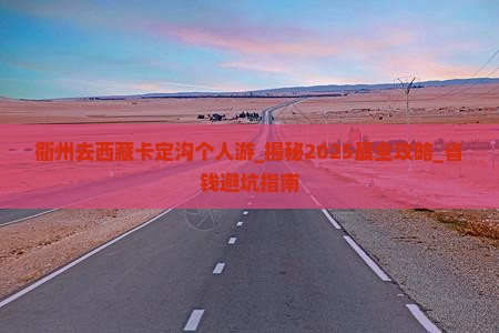 衢州去西藏卡定沟个人游