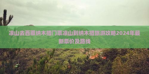 凉山去西藏纳木措门票