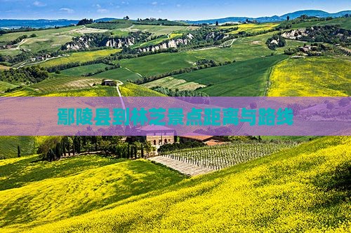 鄢陵县到林芝景点距离与路线