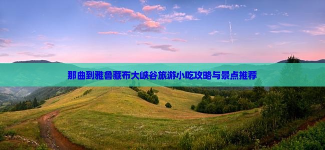 那曲到雅鲁藏布大峡谷旅游小吃攻略与景点推荐
