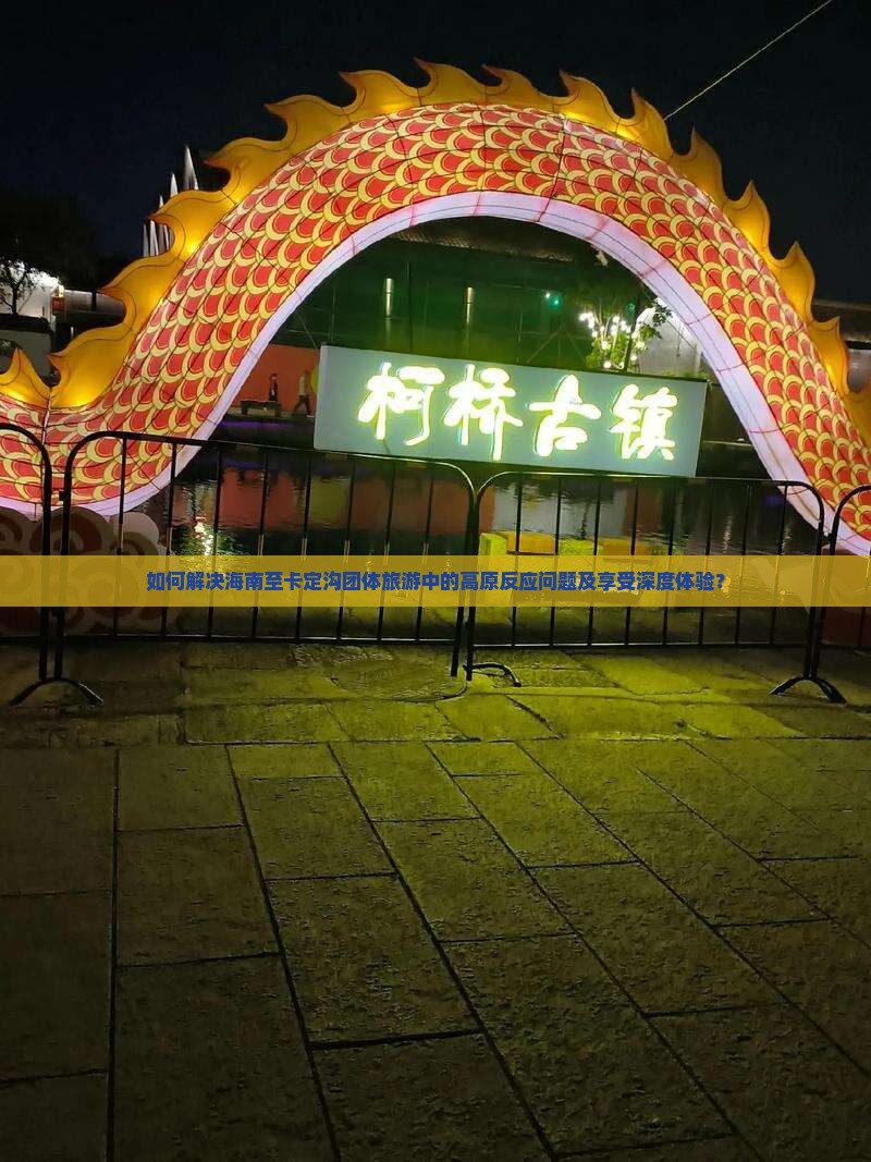 如何解决海南至卡定沟团体旅游中的高原反应问题及享受深度体验？