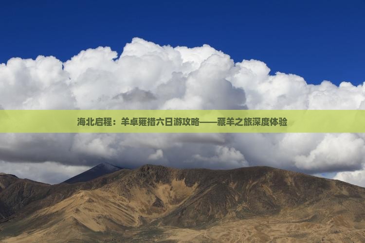 海北启程:羊卓雍措六日游攻略——藏羊之旅深度体验 海北启程:羊卓雍措六日游攻略——藏羊之旅深度体验