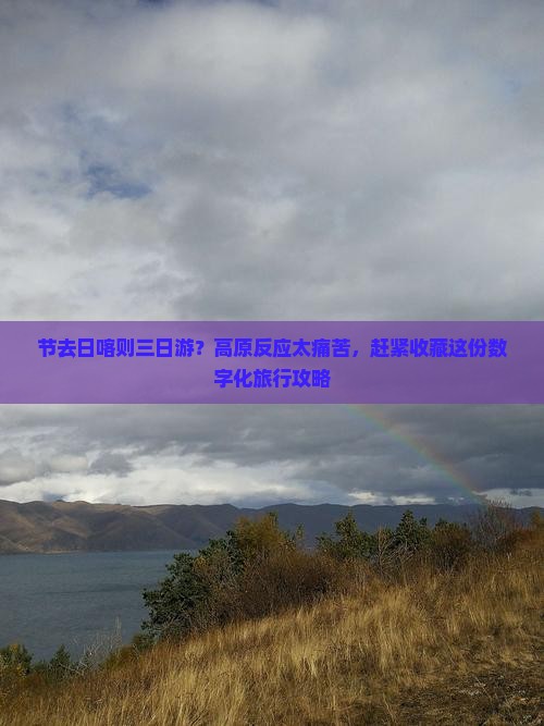 节去日喀则三日游？高原反应太痛苦，赶紧收藏这份数字化旅行攻略