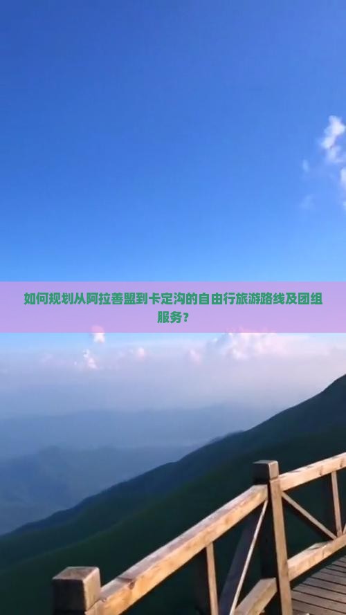 如何规划从阿拉善盟到卡定沟的自由行旅游路线及团组服务？