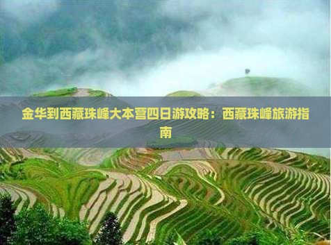金华到西藏珠峰大本营四日游