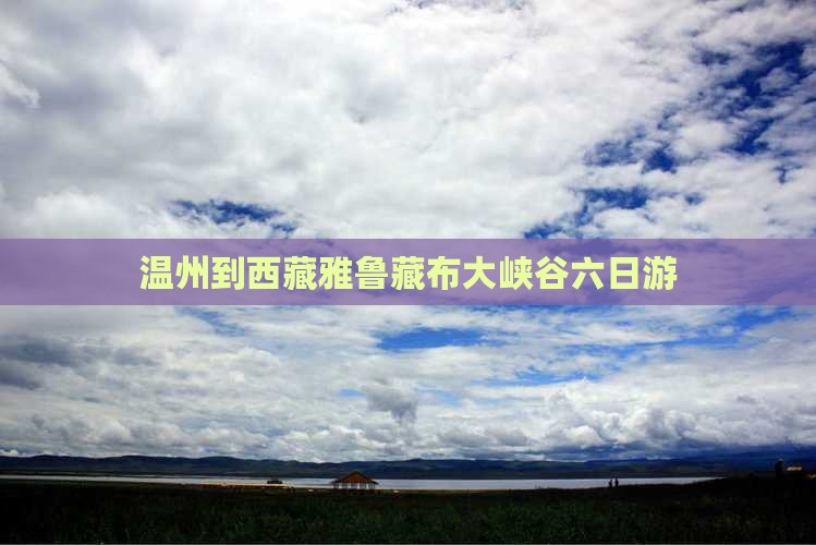 温州到西藏雅鲁藏布大峡谷六日游
