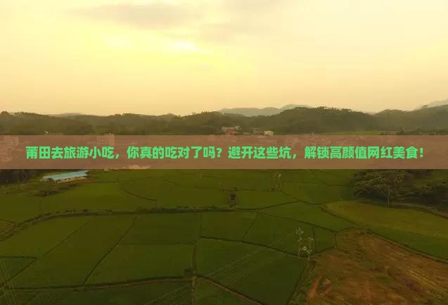 莆田去西藏旅游小吃
