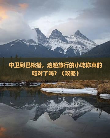 中卫到西藏巴松措旅游小吃