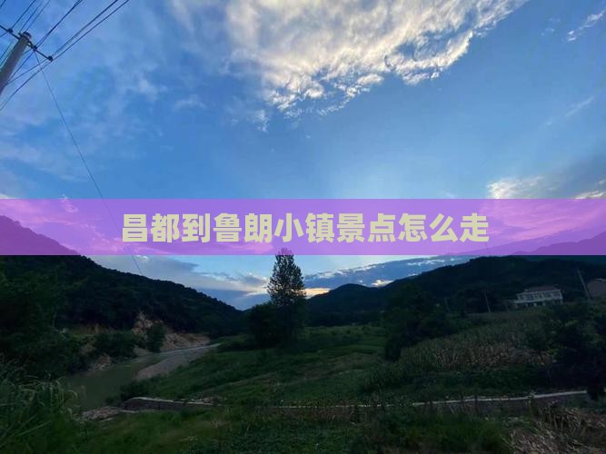 昌都到西藏鲁朗小镇景点