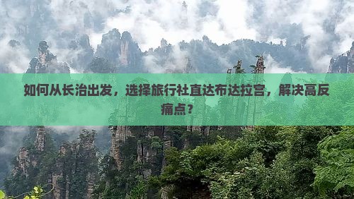 如何从长治出发，选择旅行社直达布达拉宫，解决高反痛点？